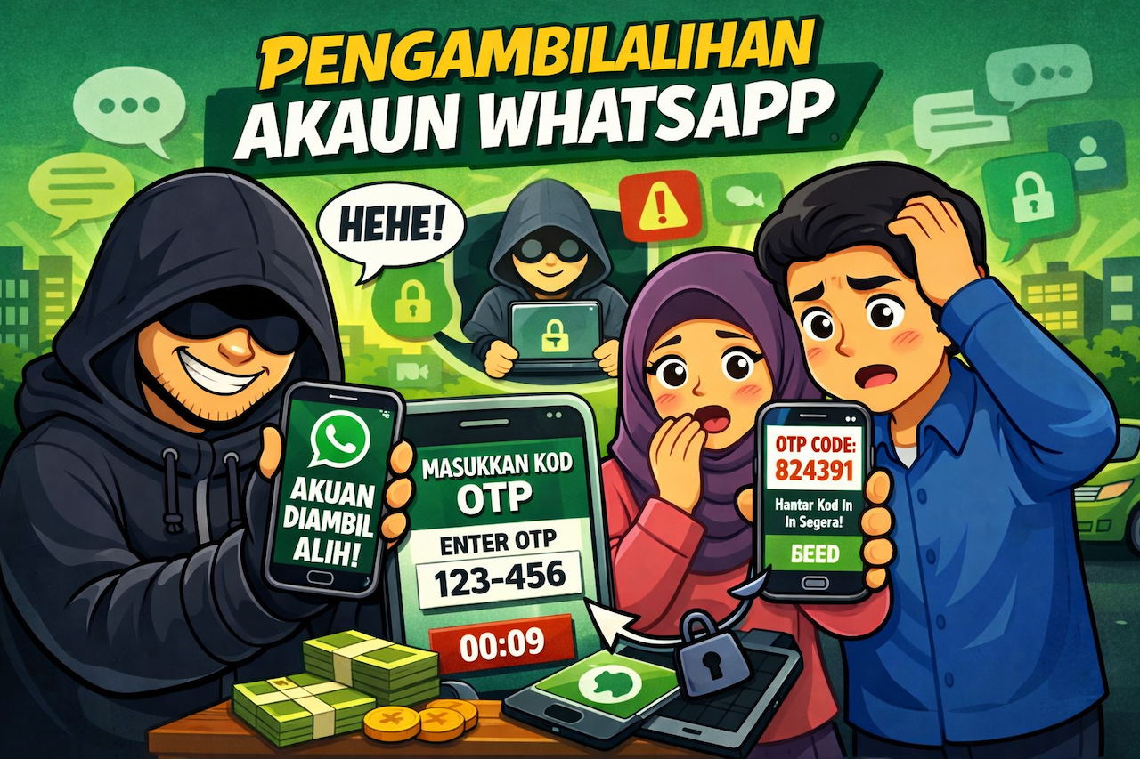 Modus Operandi: Pengambilalihan Akaun WhatsApp (OTP Scam)