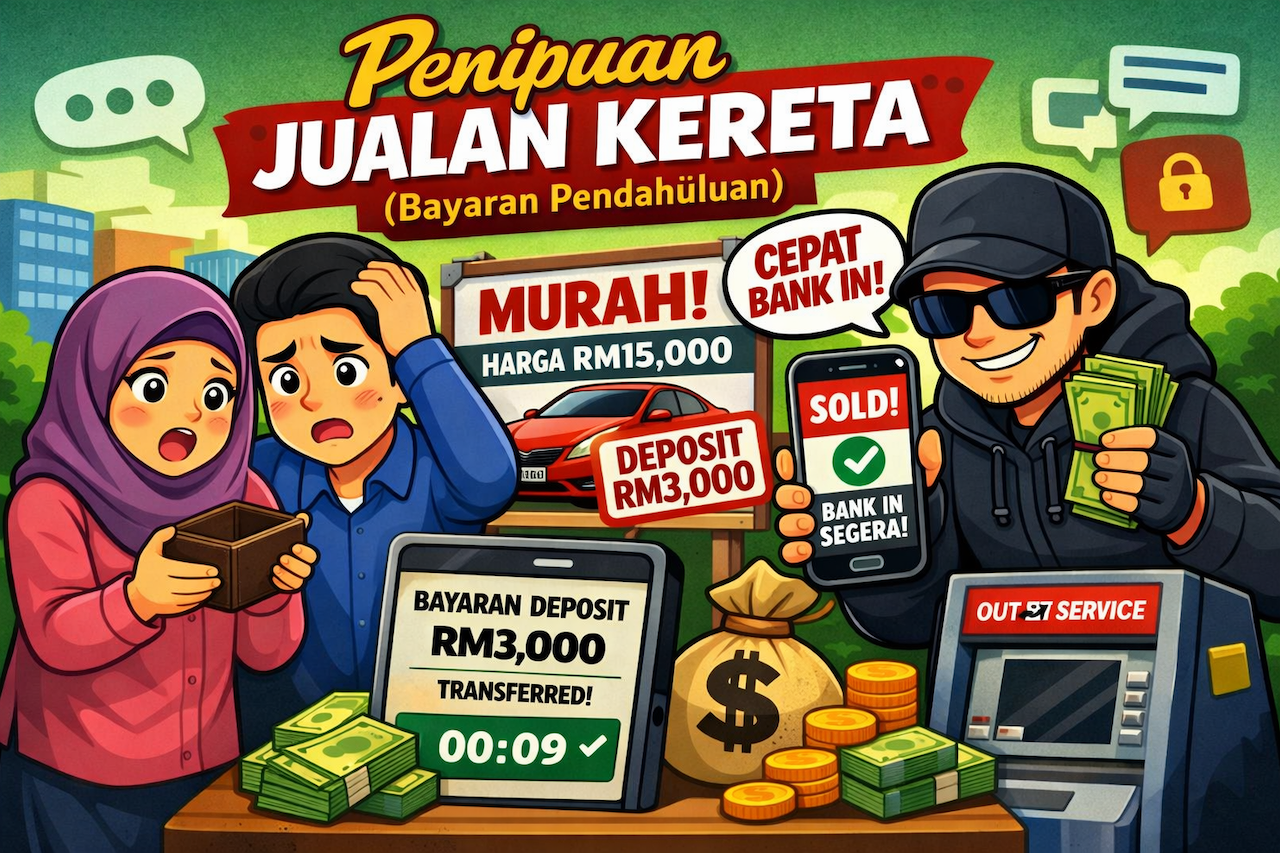 Modus Operandi: Penipuan Jualan Kereta (Bayaran Pendahuluan)