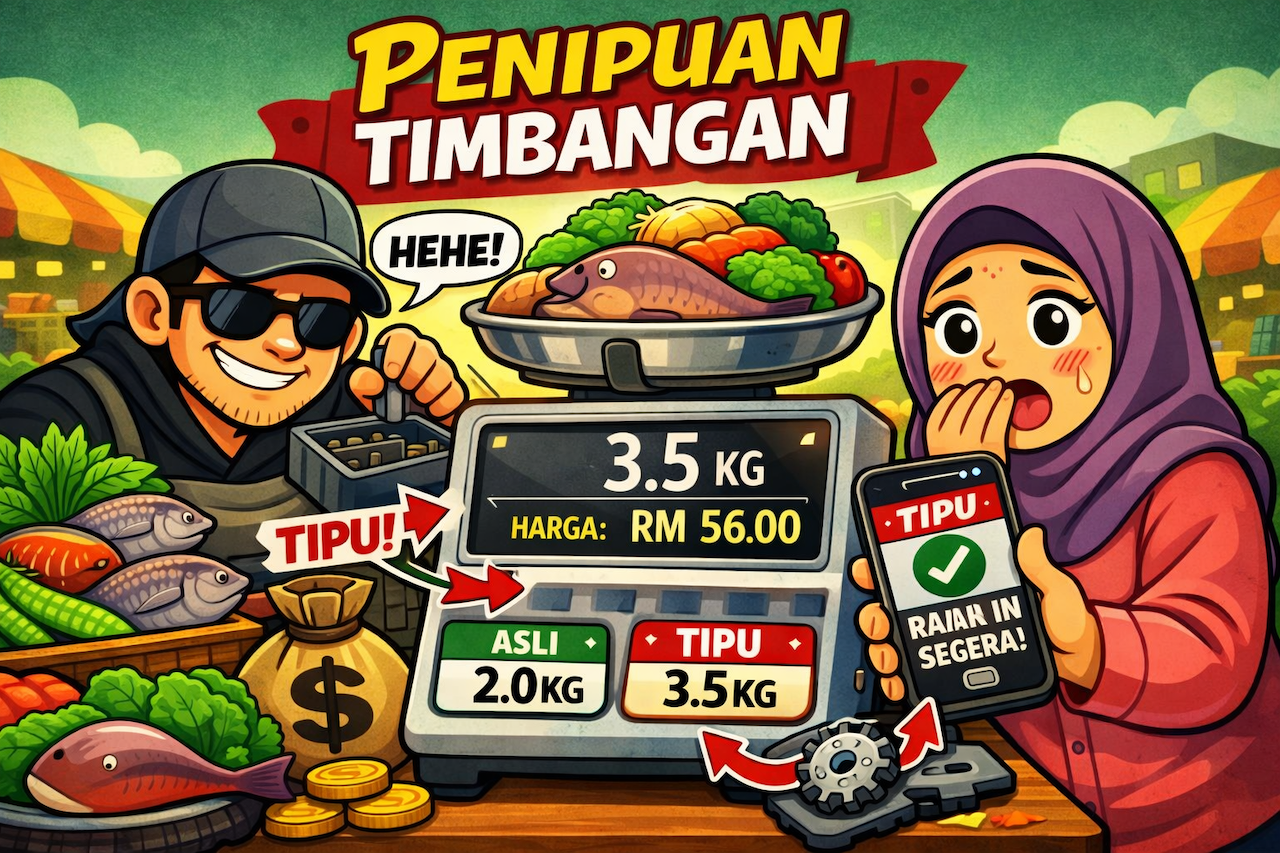 Modus Operandi: Penipuan Timbangan (Rigged Weighing Scale)